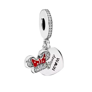 Charm Forma orejas Minni piedras