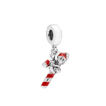 Charm Baston navideno Mickey