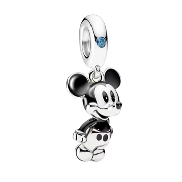 Charm Mickey blanco con negro