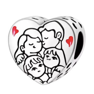 Charm Corazon familia