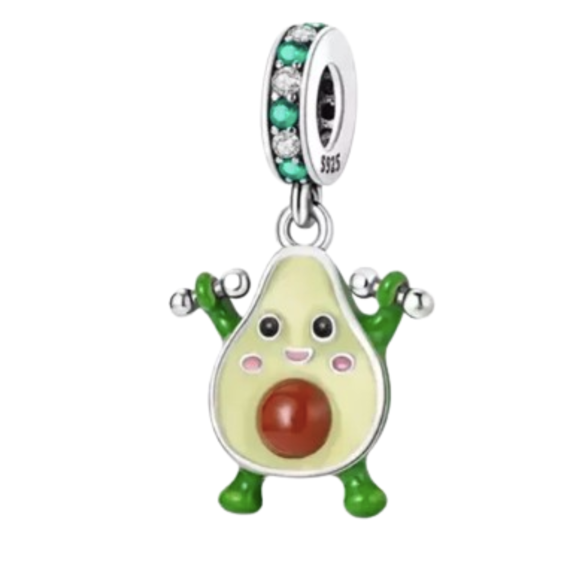 Charm Aguacate con mancuernas