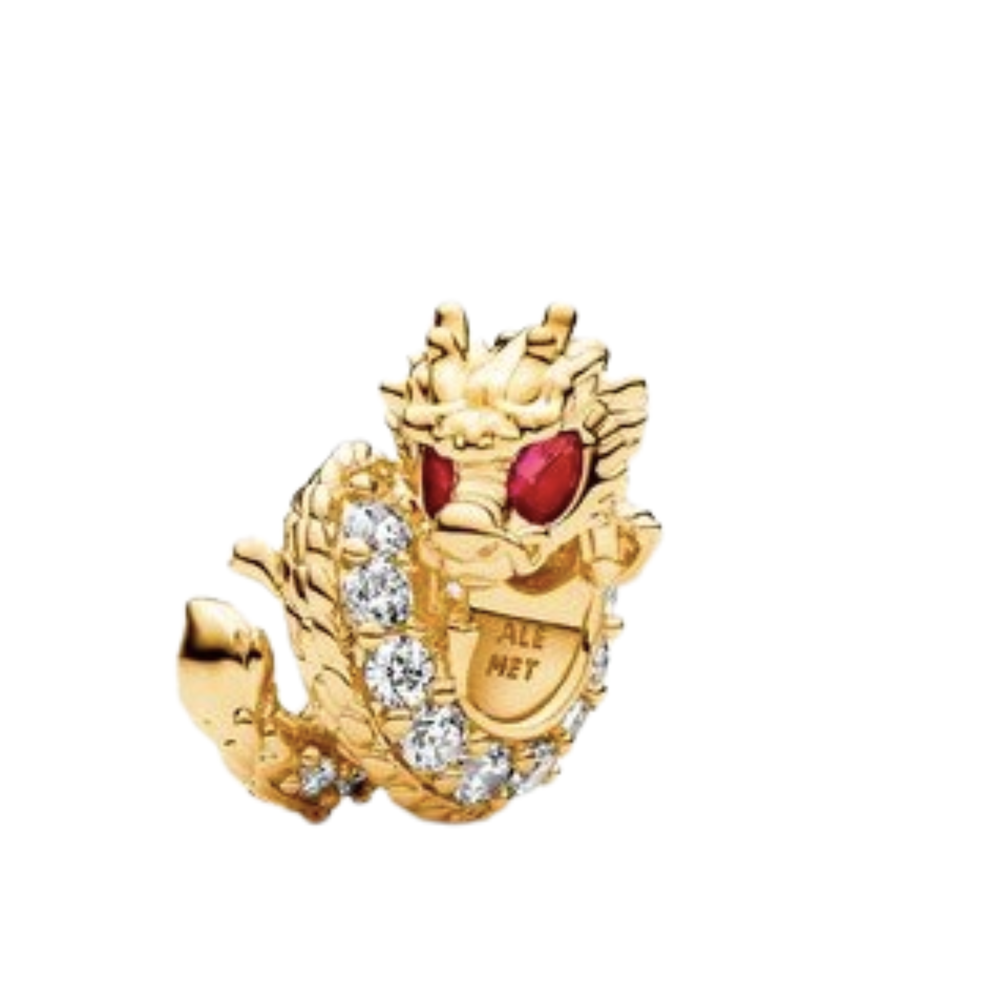 Charm Dragon dorado
