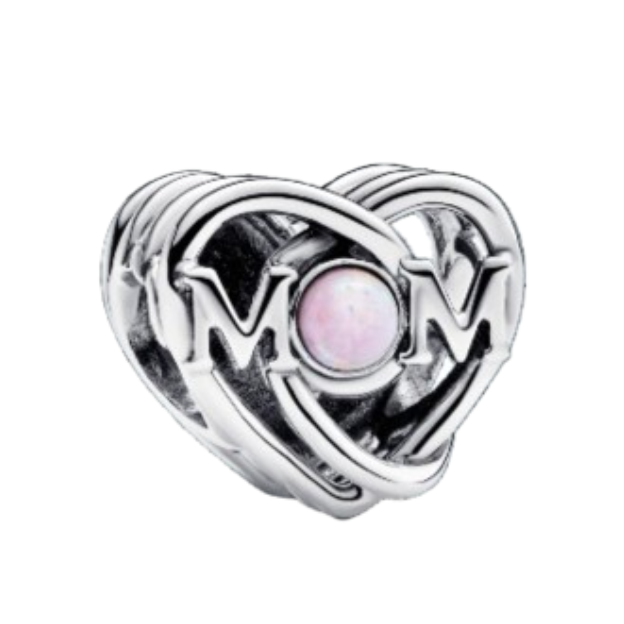 Charm Corazon mom O rosa