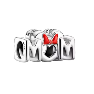 Charm Mom moño rojo
