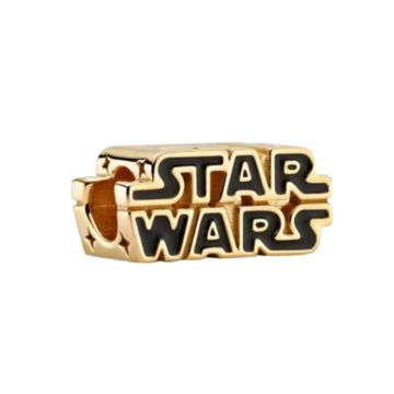 Charm Star Wars logo dorado