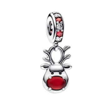 Charm Reno nariz roja colgante