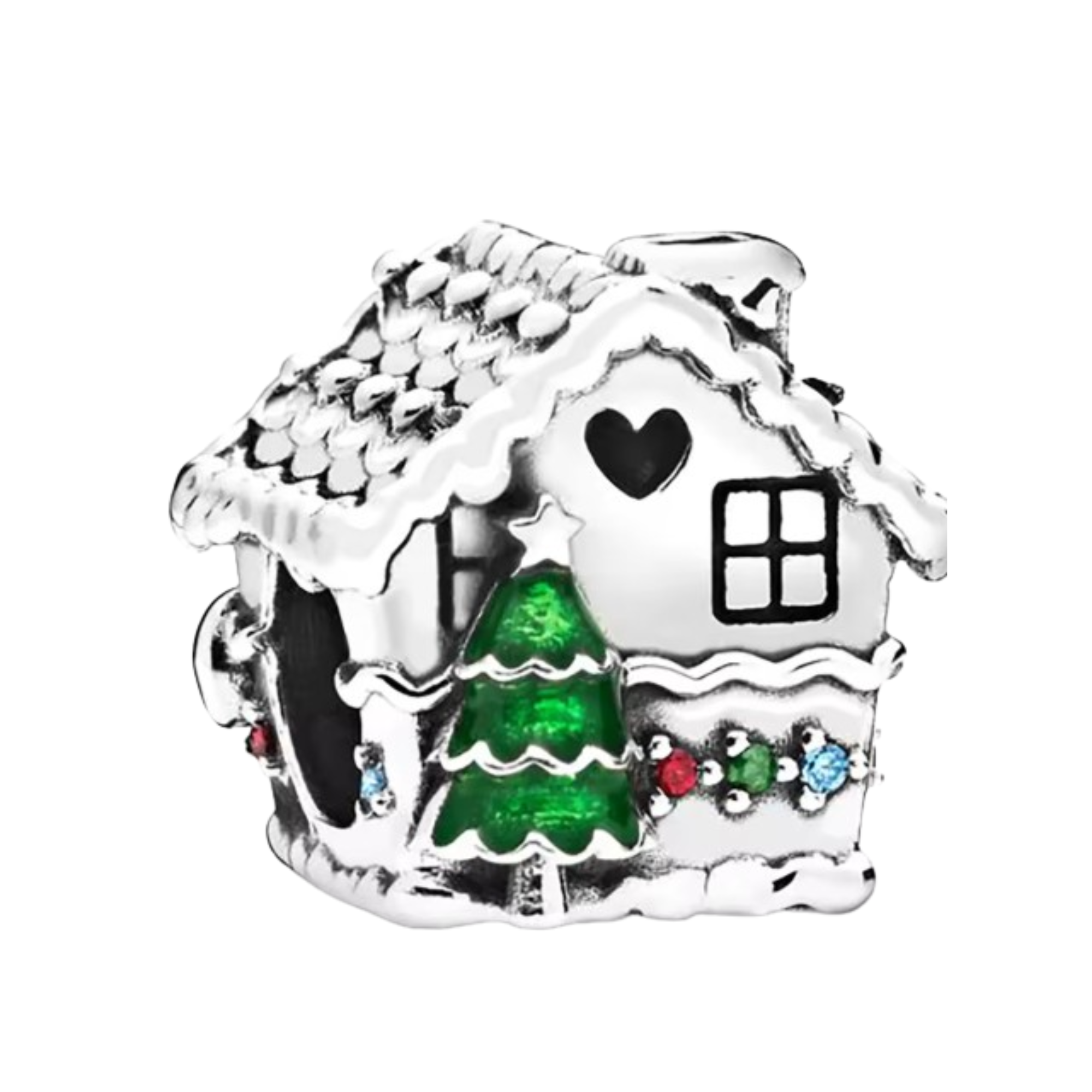 Charm Casa con arbol de navidad