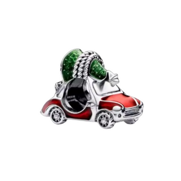 Charm Carro con arbol de navidad