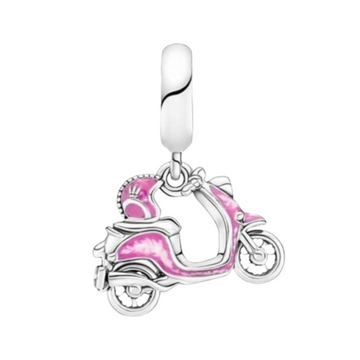 Charm Moto rosa