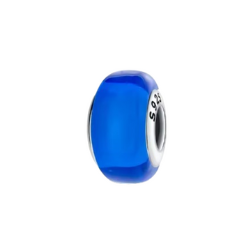 Charm Murano azul chico cristal