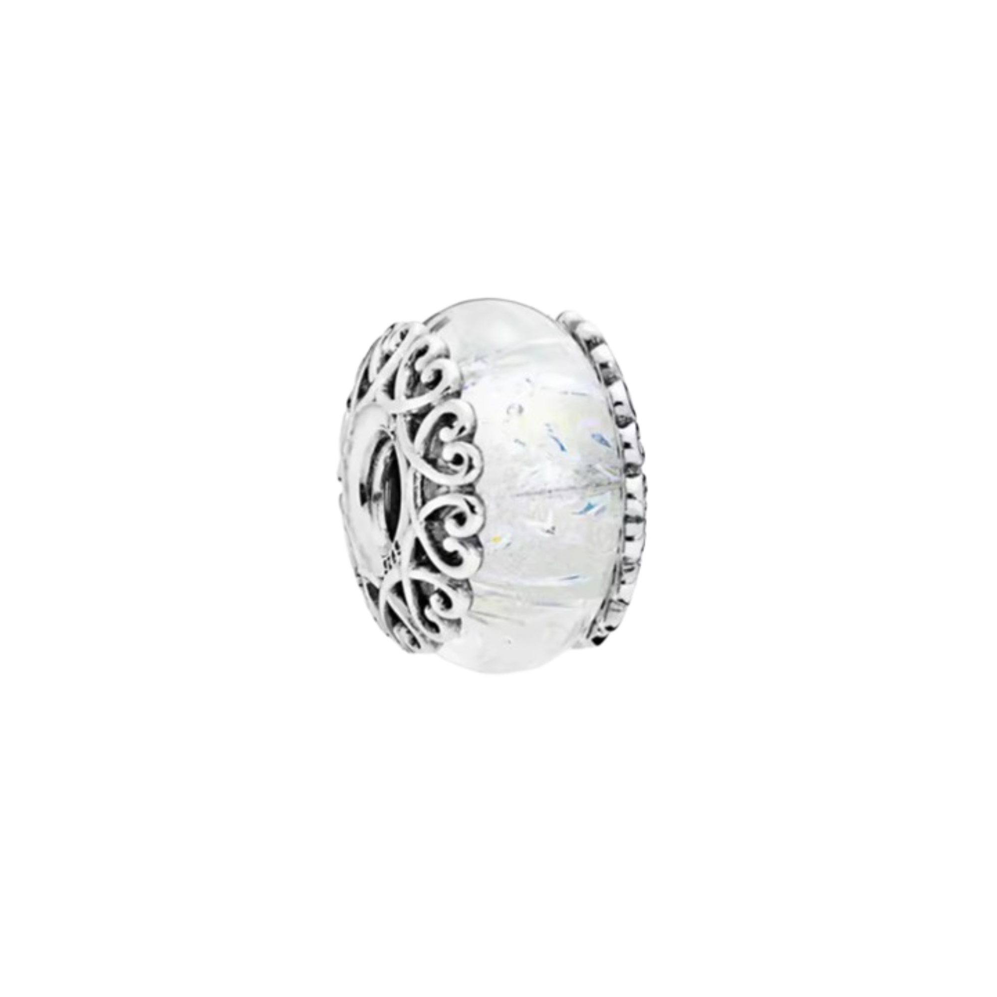 Charm Murano cristal con corazones