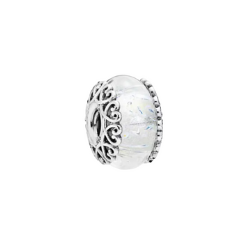 Charm Murano cristal con corazones