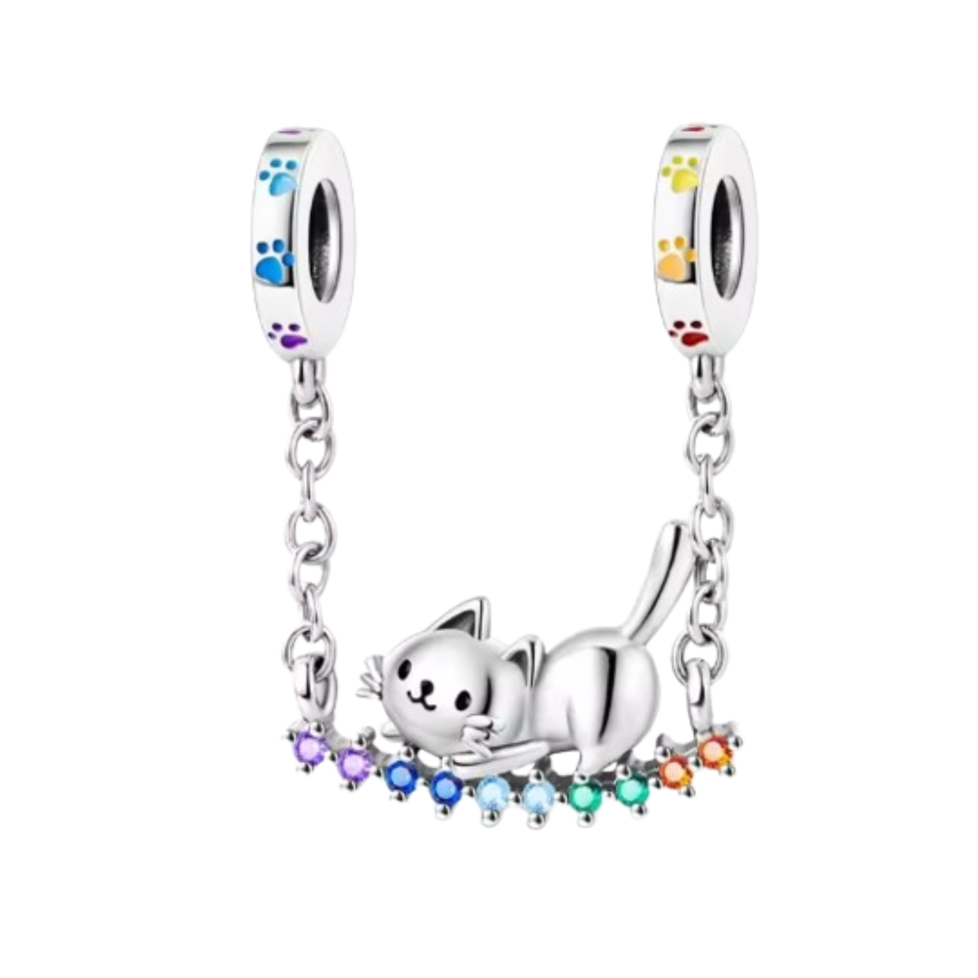 Charm C.S. Gato en columpio