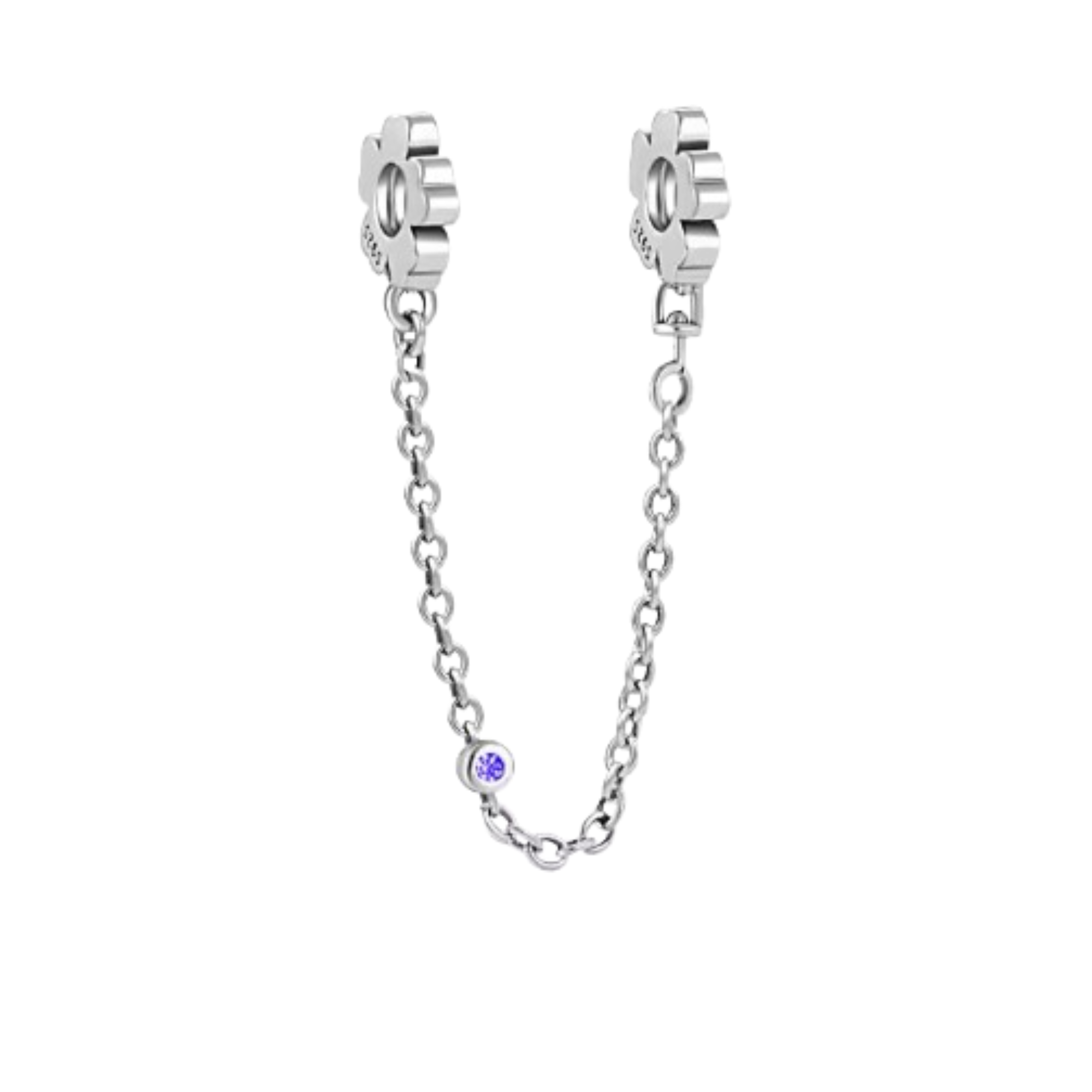 Charm C.S. Flor con punto morado