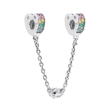 Charm C.S. Corazon piedras color