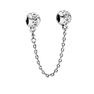 Charm C.S. Bolita con linea y corazones