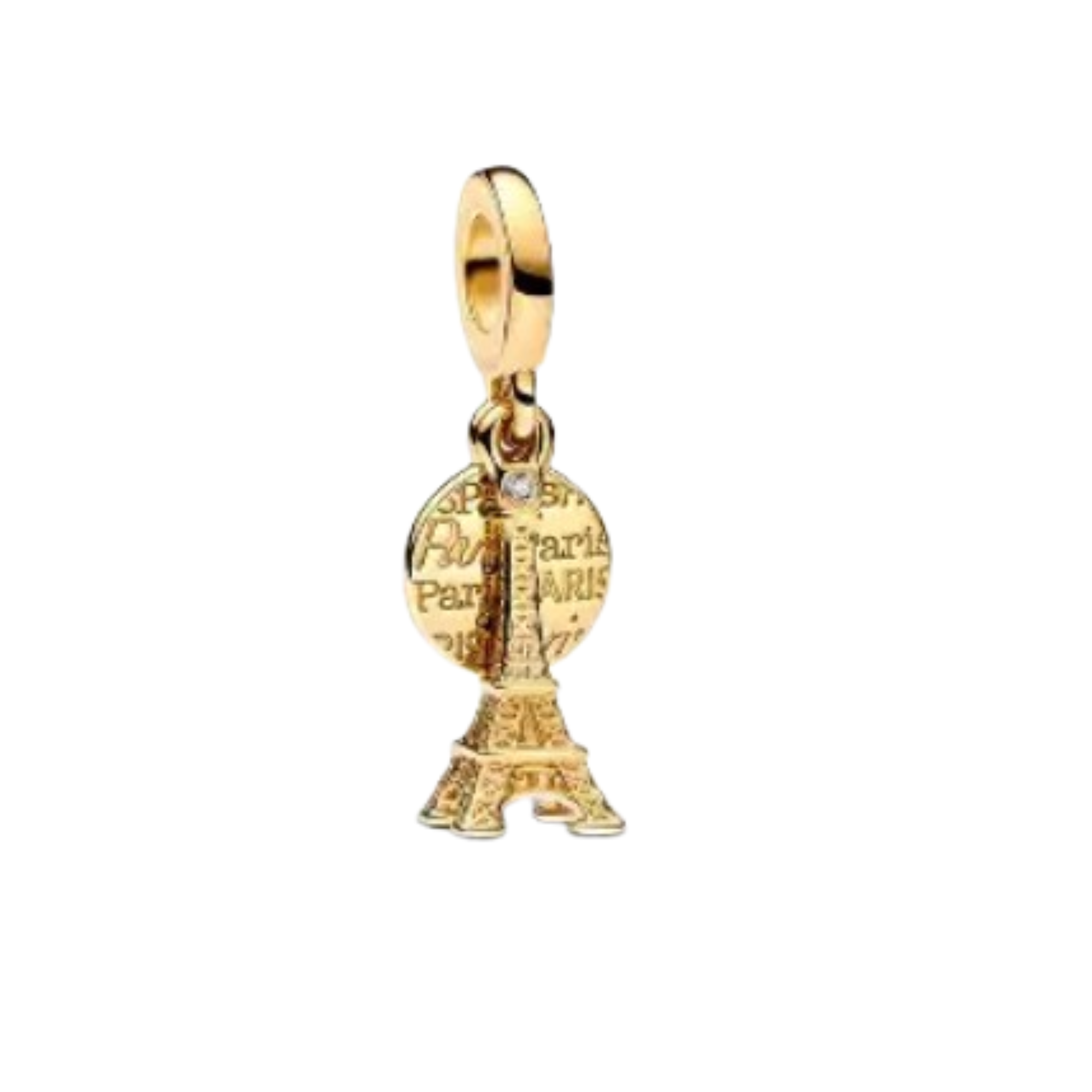 Charm  Torre  Eiffel dorada
