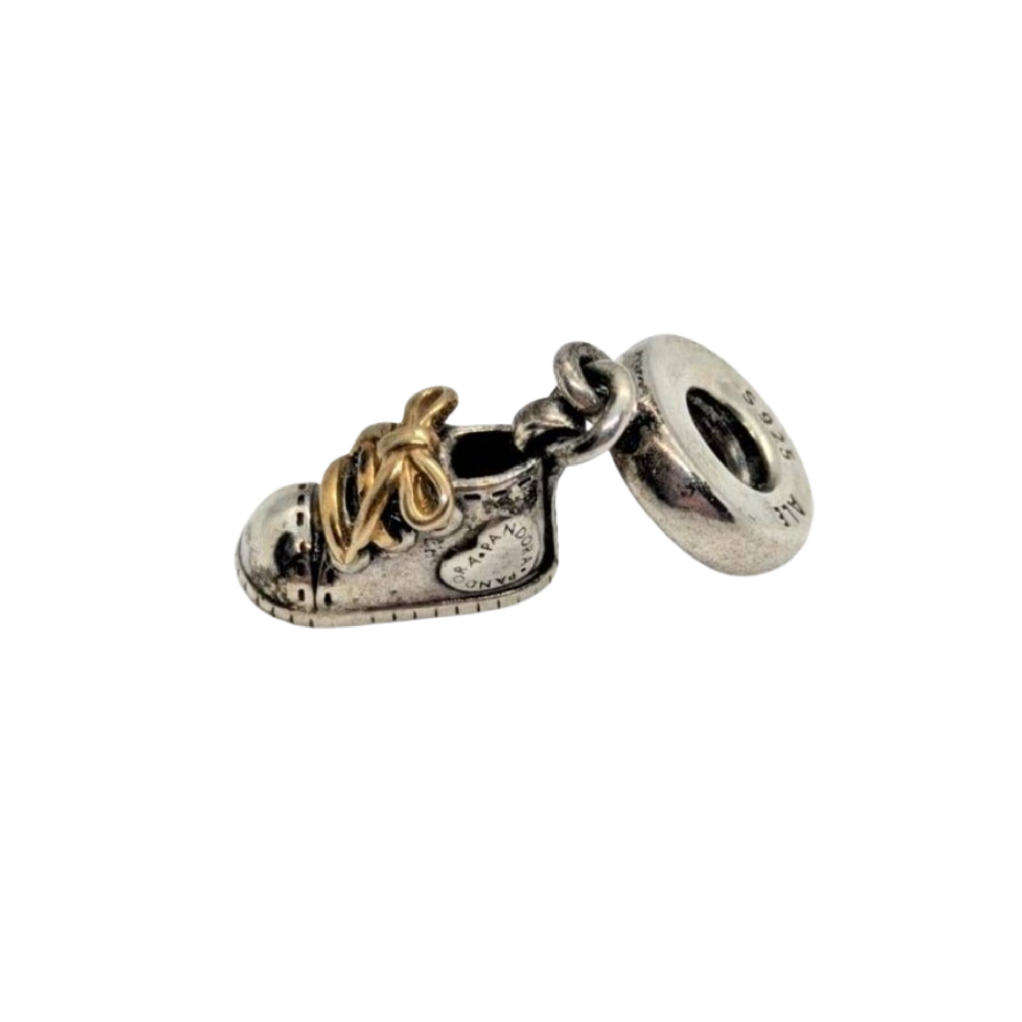 Charm Zapato bebé plata