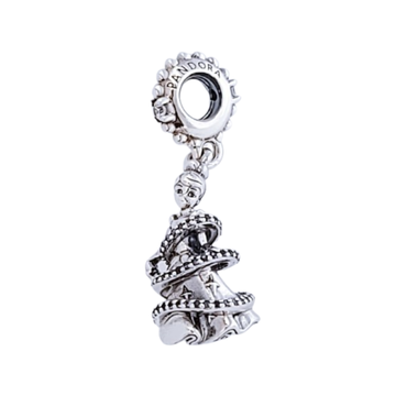 Charm Cenicienta plata