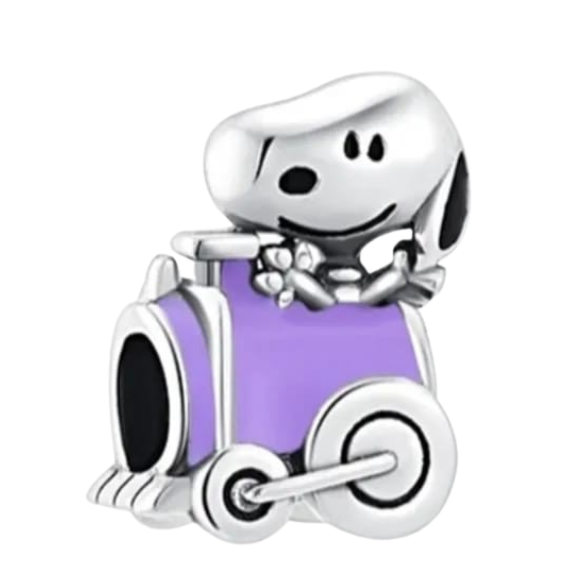 Charm Snoopy en carro