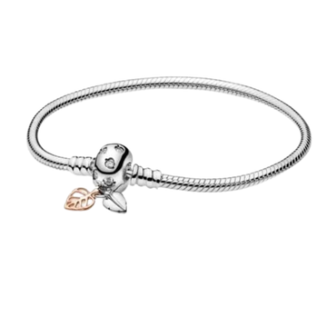 Brazalete Hoja plata y dorada