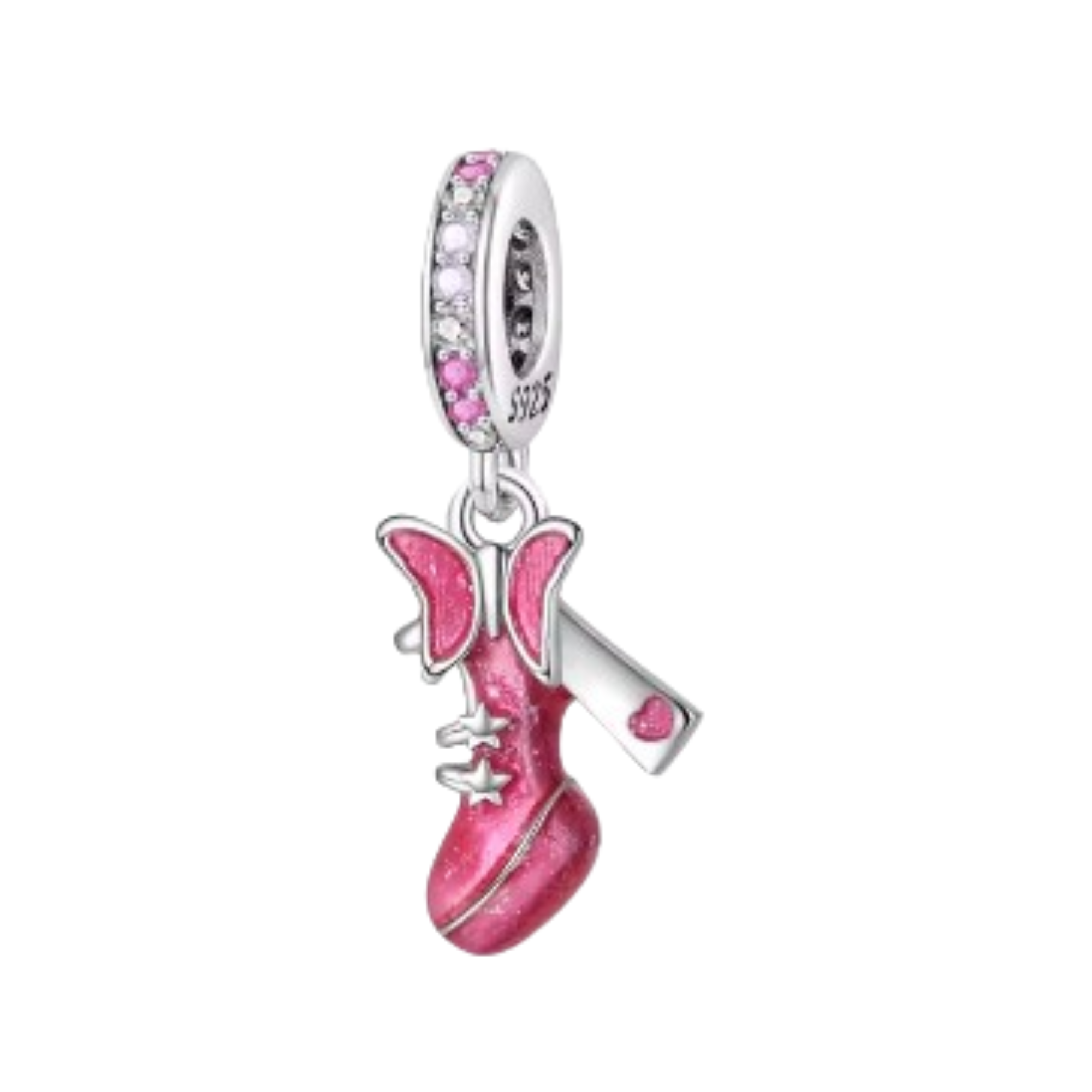 Charm Tacon con mariposa Barbie
