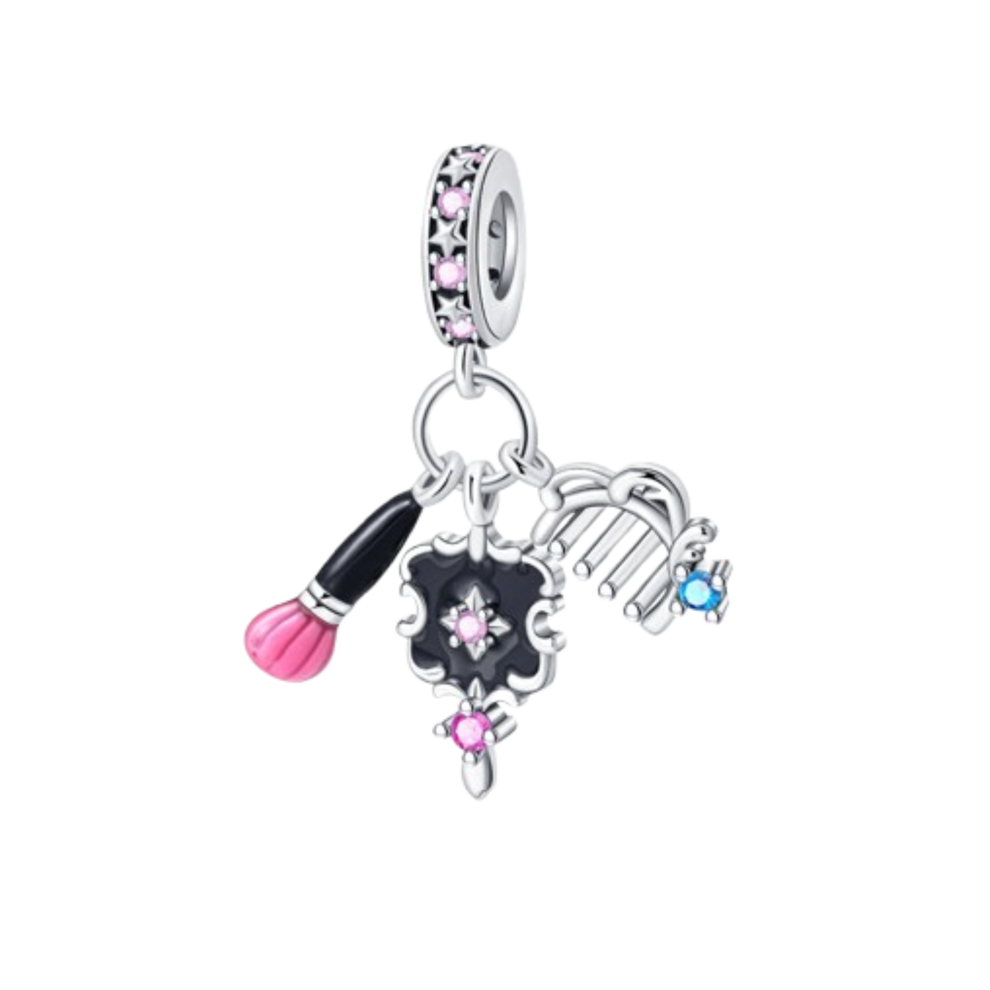 Charm Kit peineta espejo y brocha