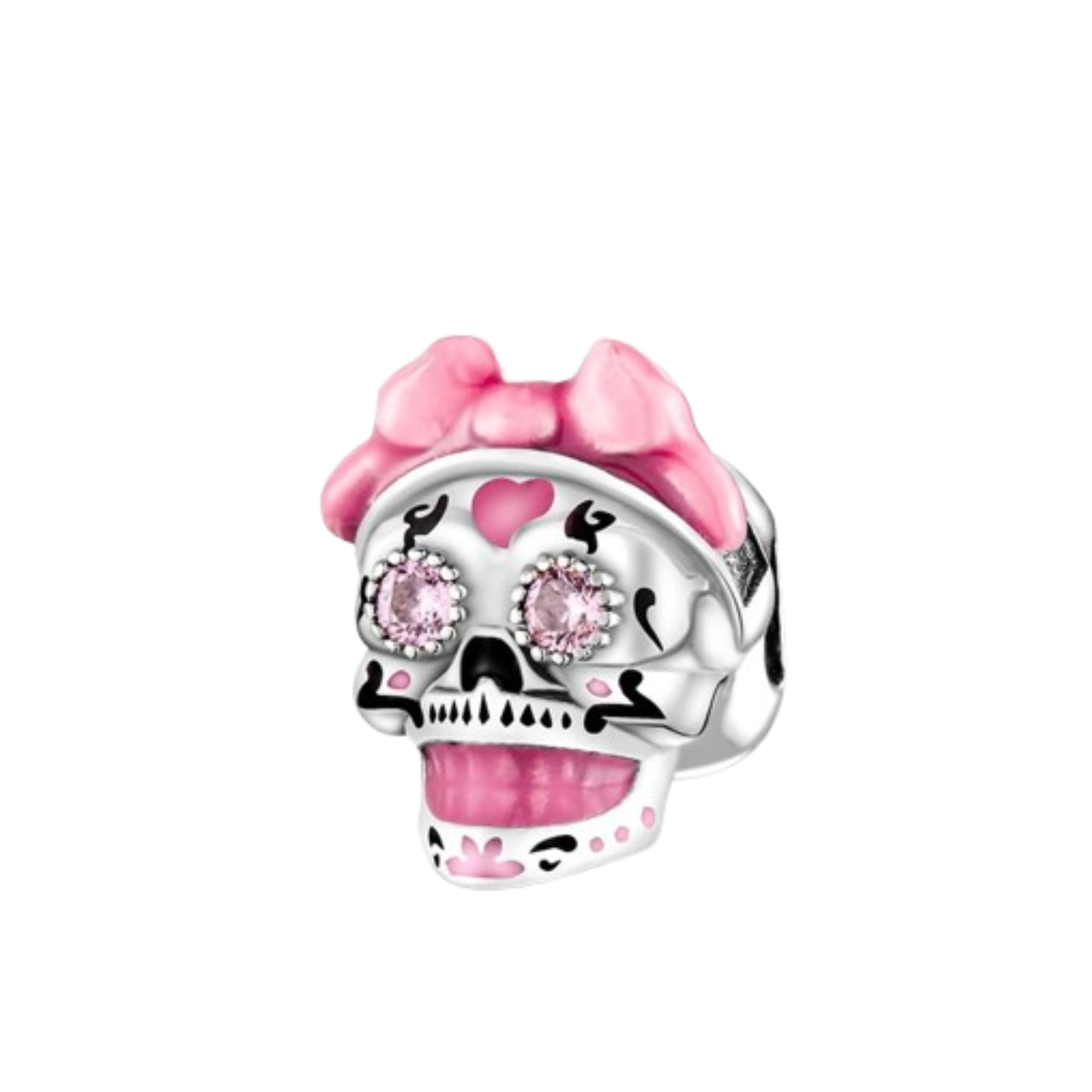 Charm Cara catrina rosa