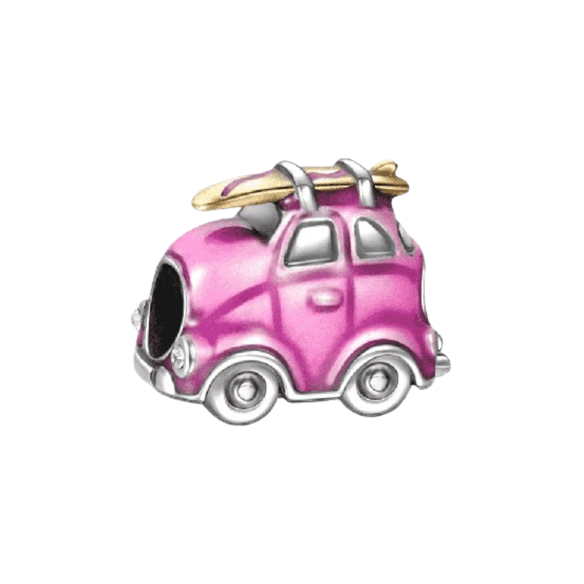Charm Camioneta rosa