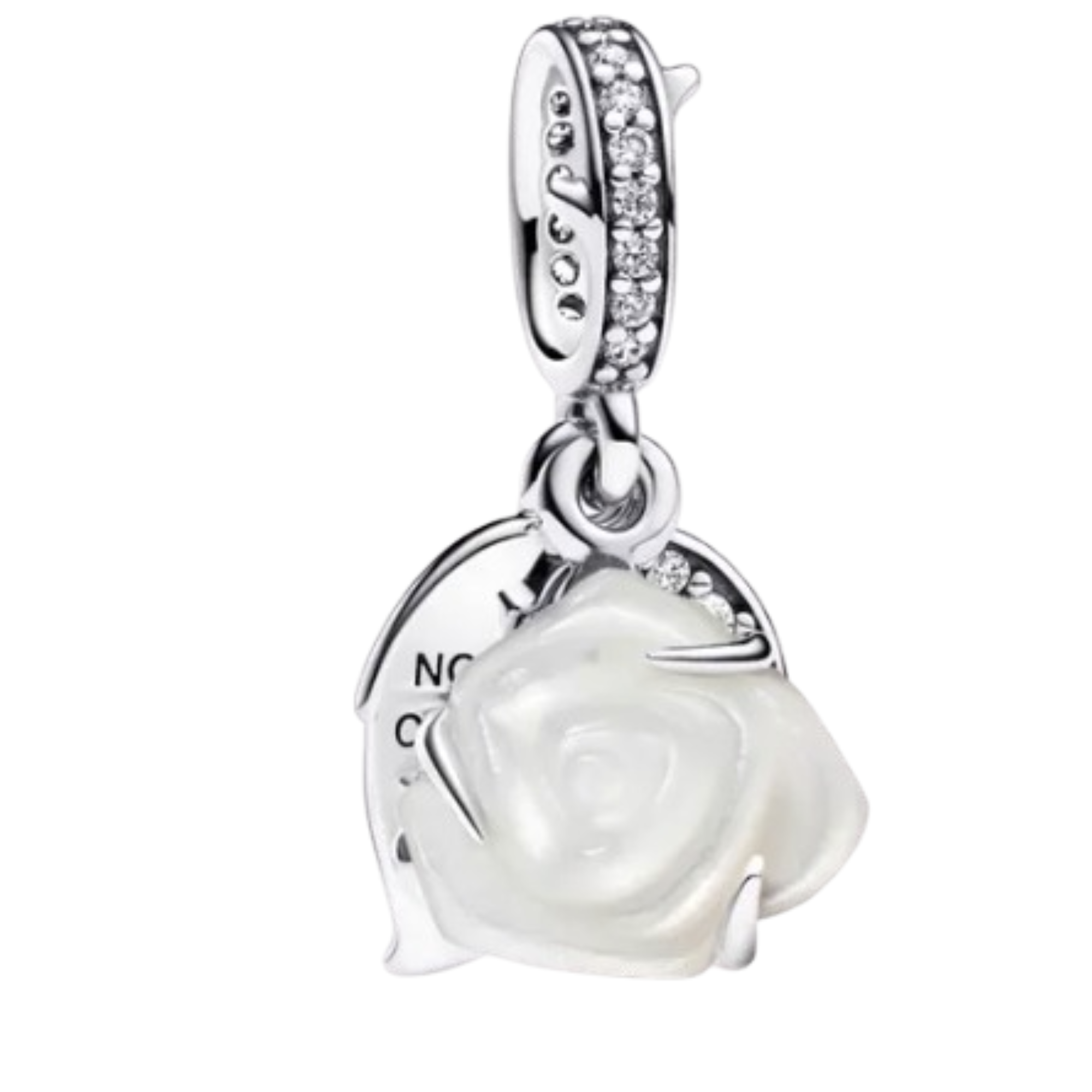 Charm Rosa blanca