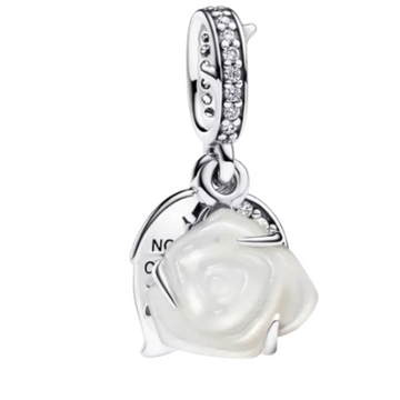 Charm Rosa blanca