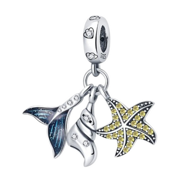 Charm Kit sirena, estrella y concha