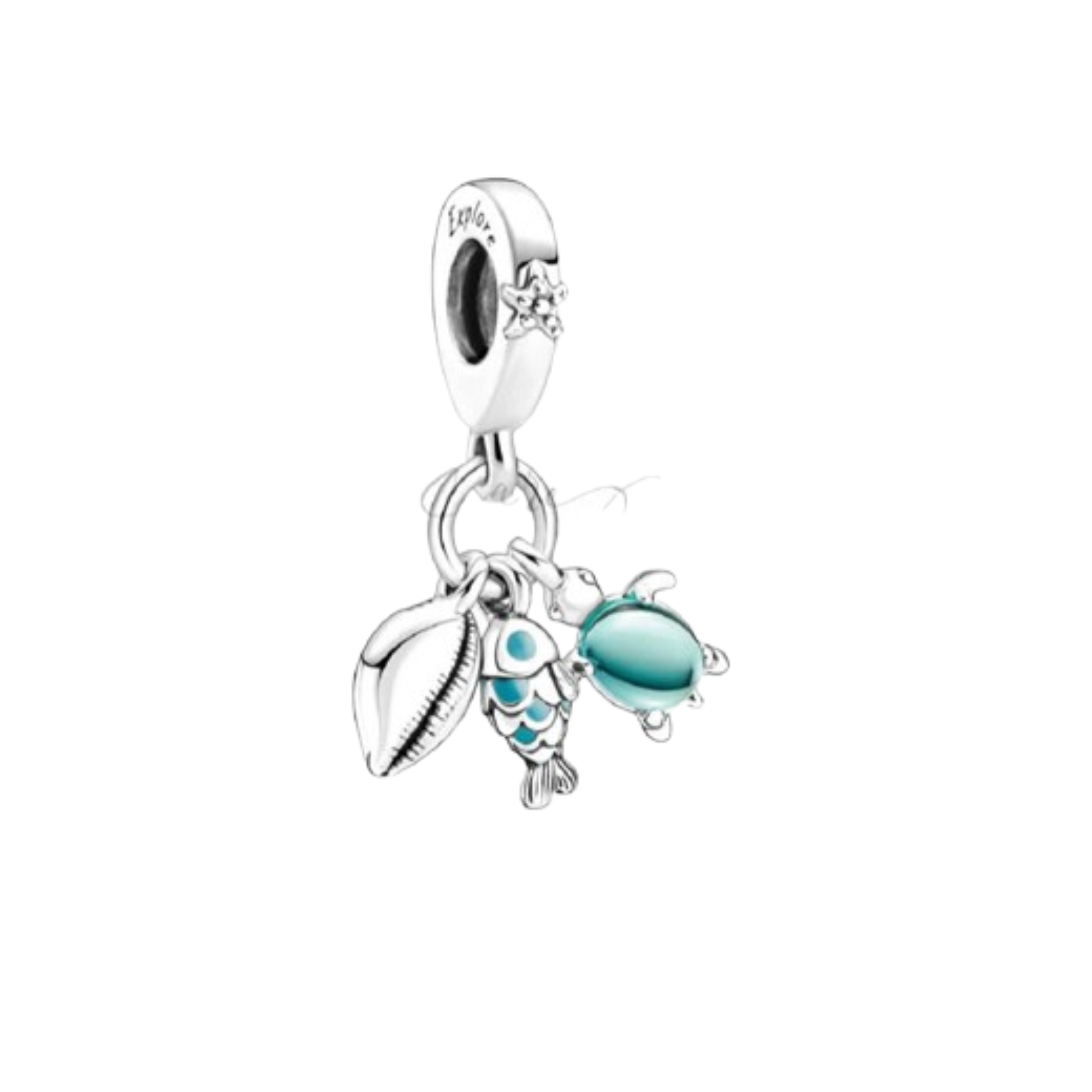 Charm Kit Pez tortuga concha