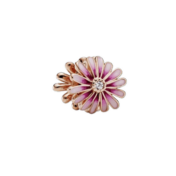 Charm Flor rosa golden rose