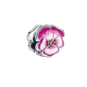 Charm Circulo florar rosa