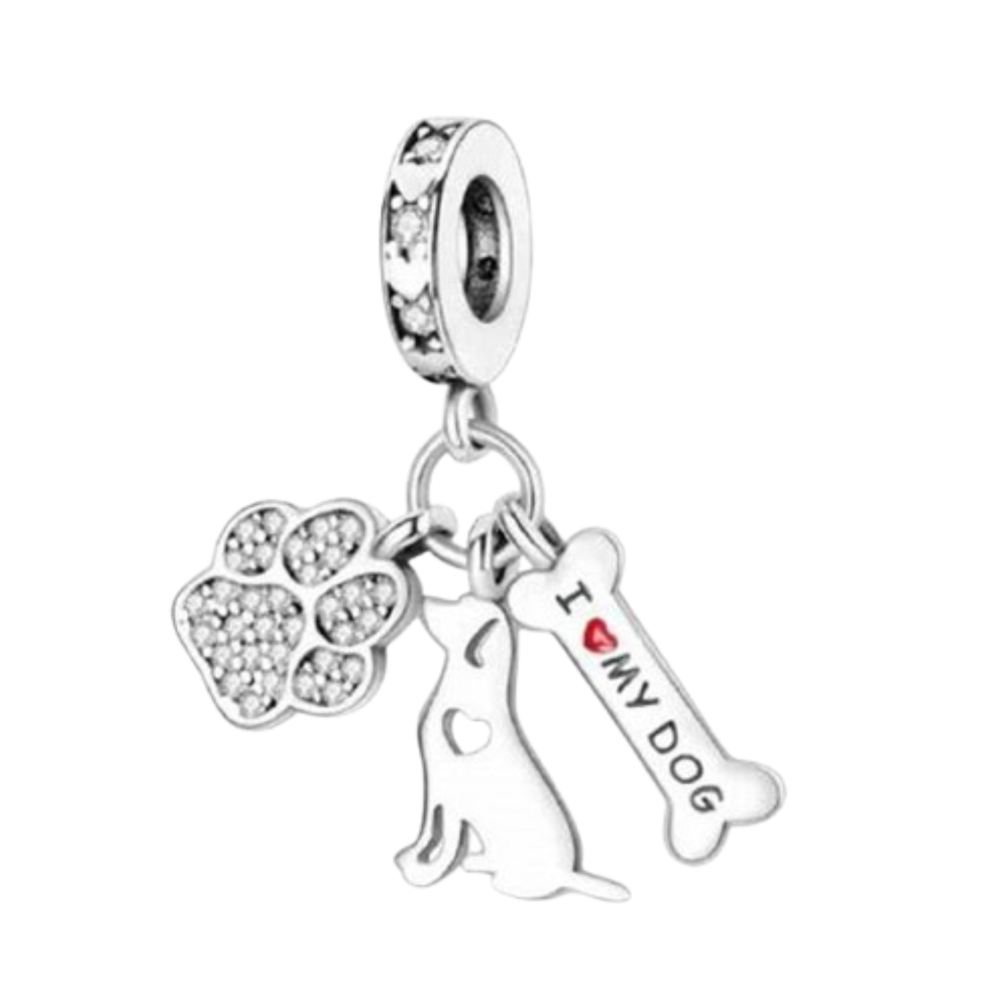Charm Huella, hueso y Perro