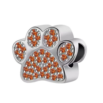 Charm Huella naranja