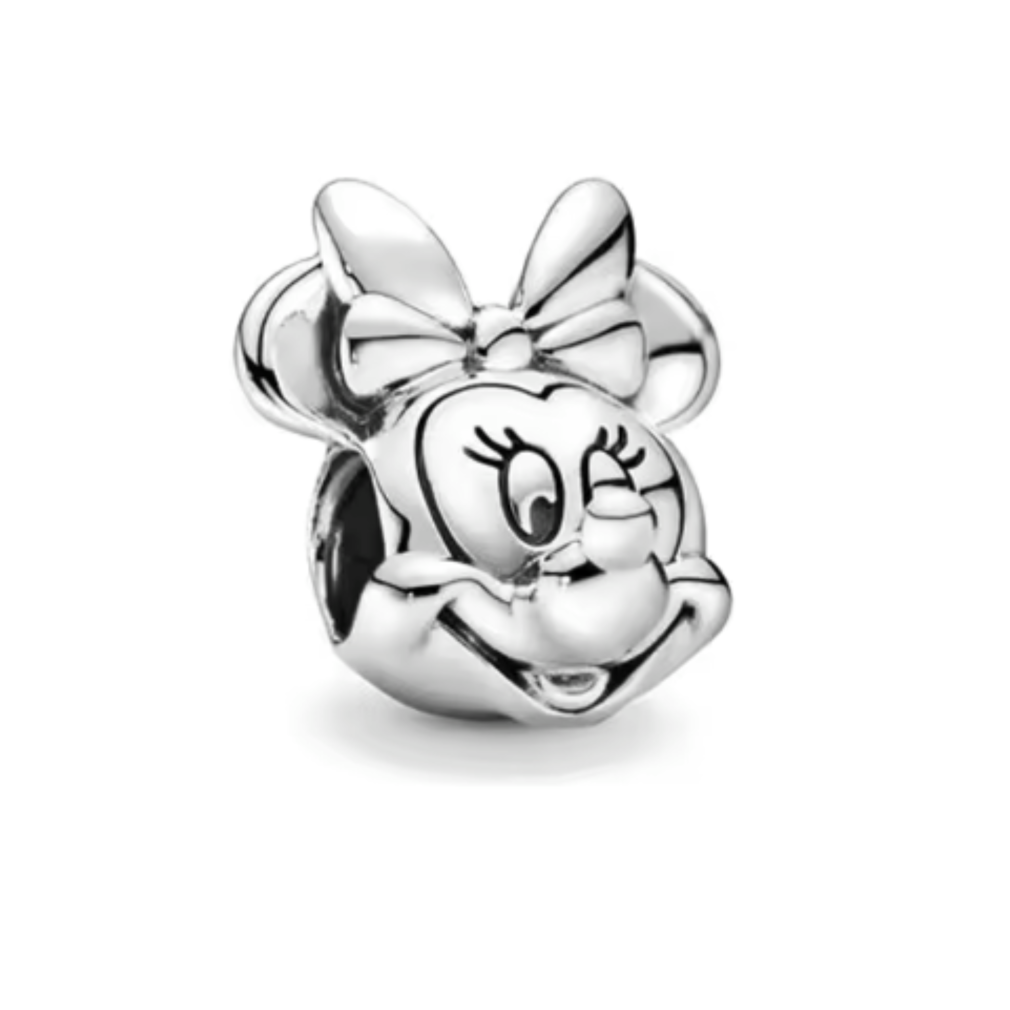 Charm Cabeza Minnie plateada