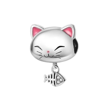Charm Gato pez colgante