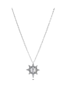 Collar estrella de plata