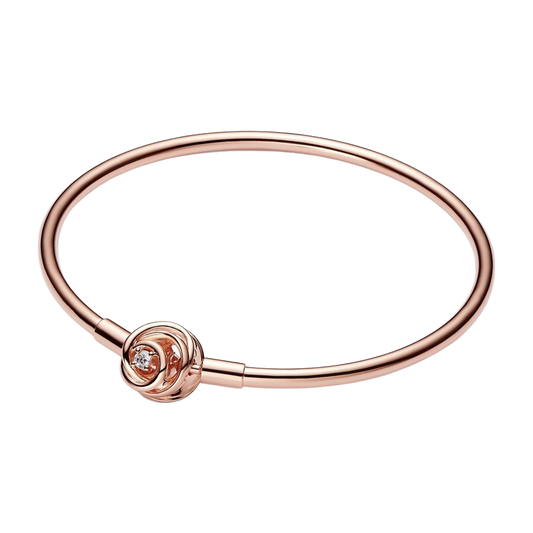 Pulsera Golden rose Moments Rígida Cierre Envuelto